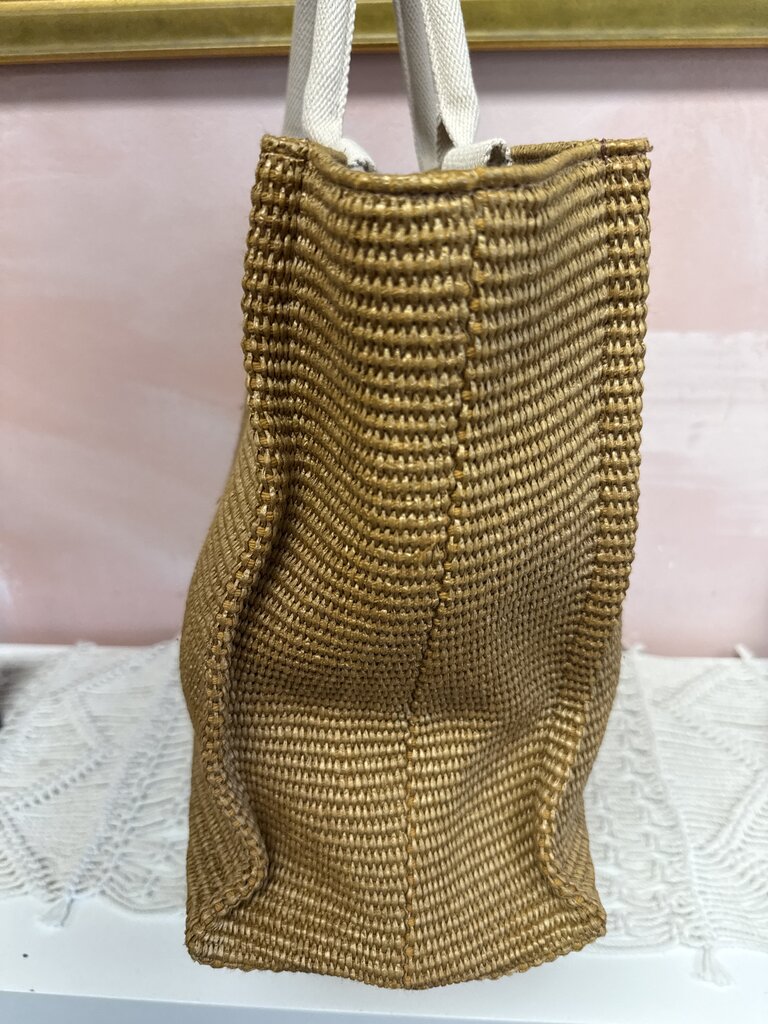 Marni Tan Raffia Beach Tote