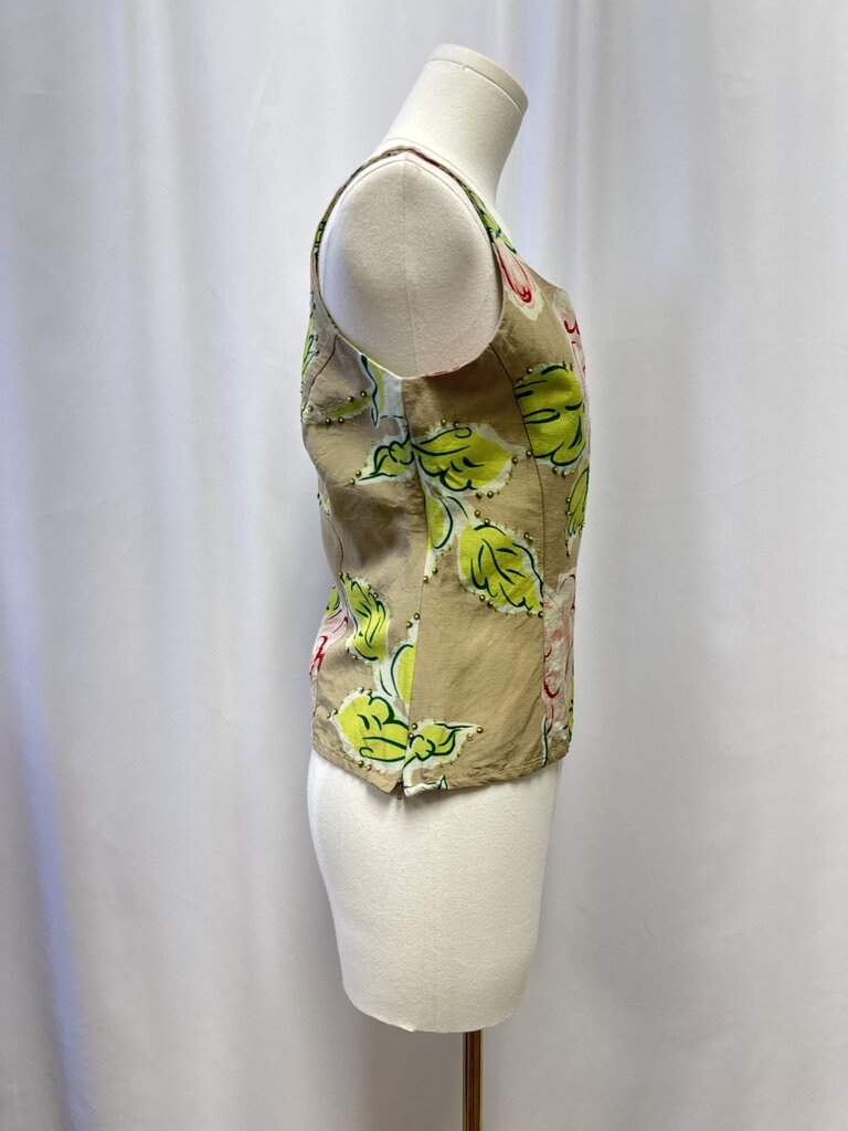 Kenzo Jeans Tan Floral Tank