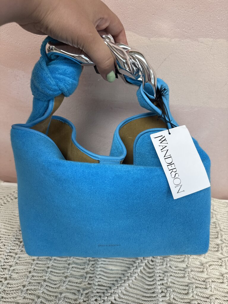 JW Anderson Turquoise Terry Shoulder Bag