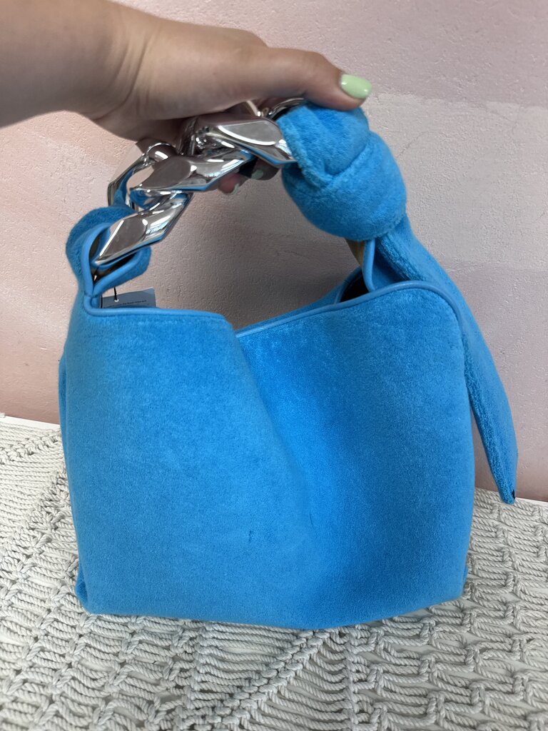 JW Anderson Turquoise Terry Shoulder Bag