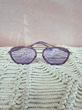 Versace Purple Frame Aviator Sunglasses w/Case