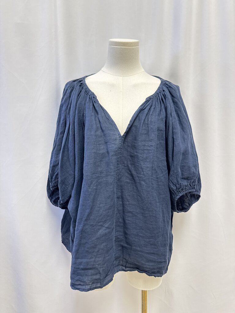 Velvet by Graham Spencer Blue Blouse