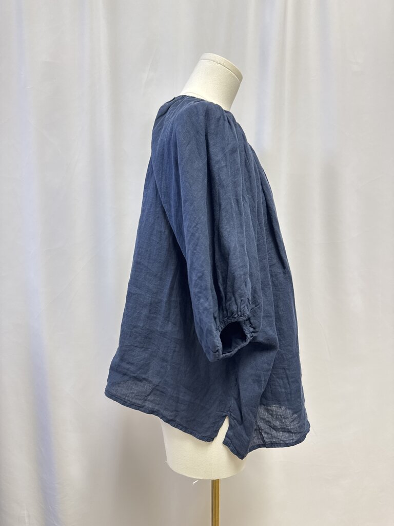 Velvet by Graham Spencer Blue Blouse
