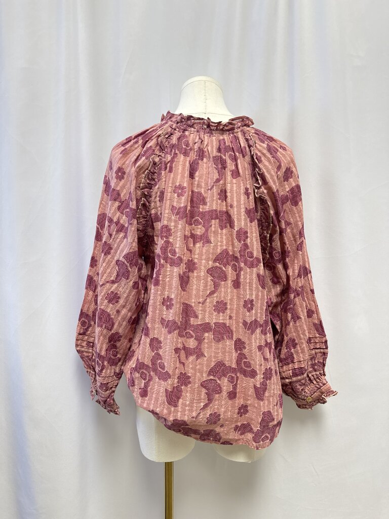 Cleobella Mauve Floral Blouse