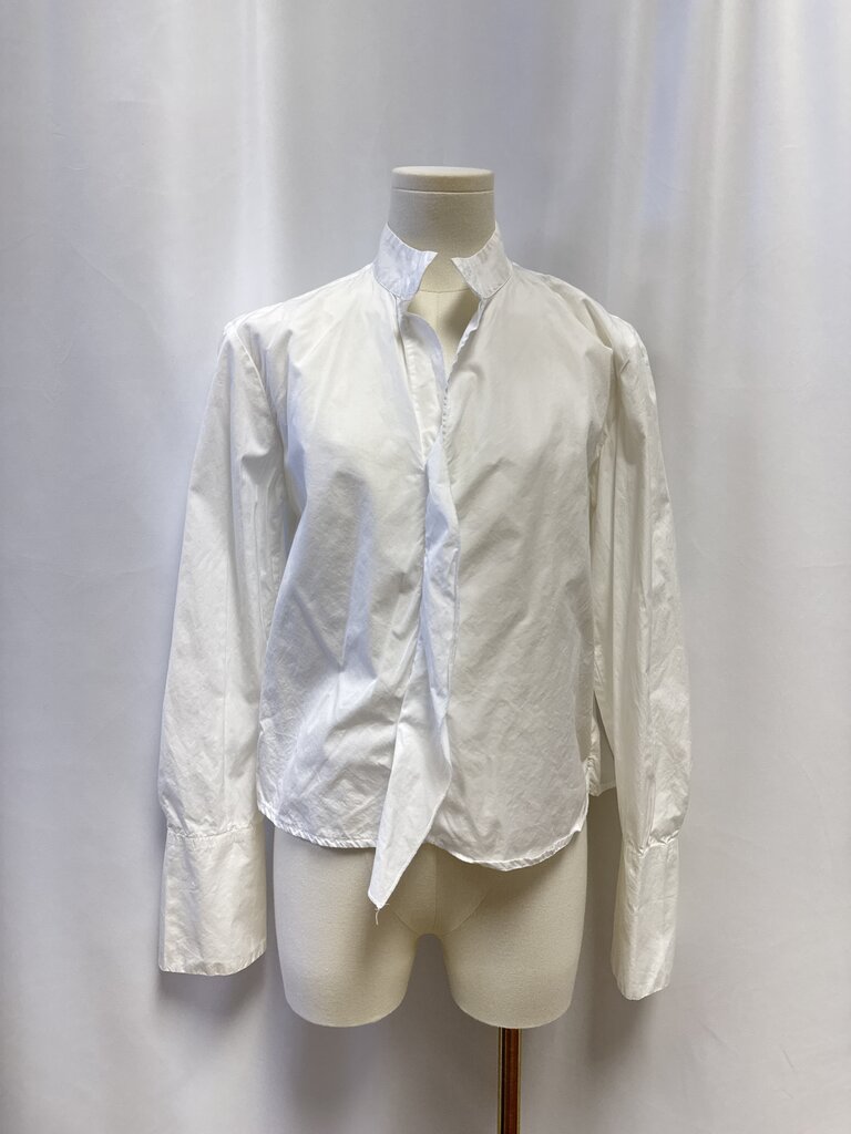 Frame White Button Up Top