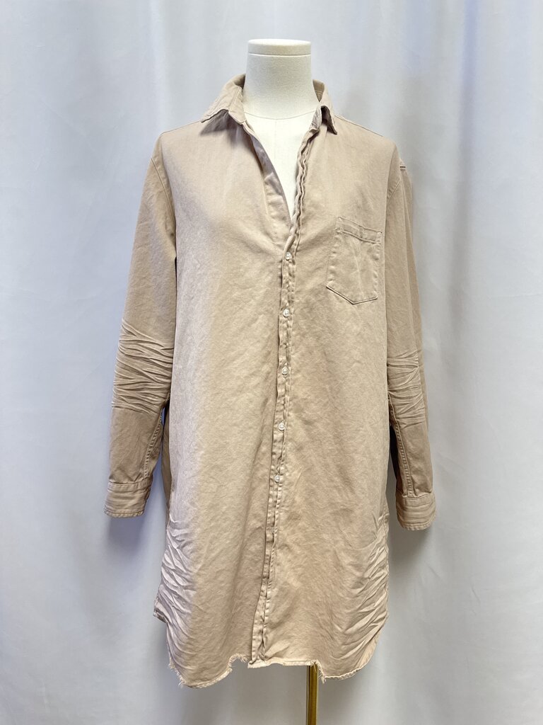 Frank & Eileen Tan Button Up Dress (As Is)