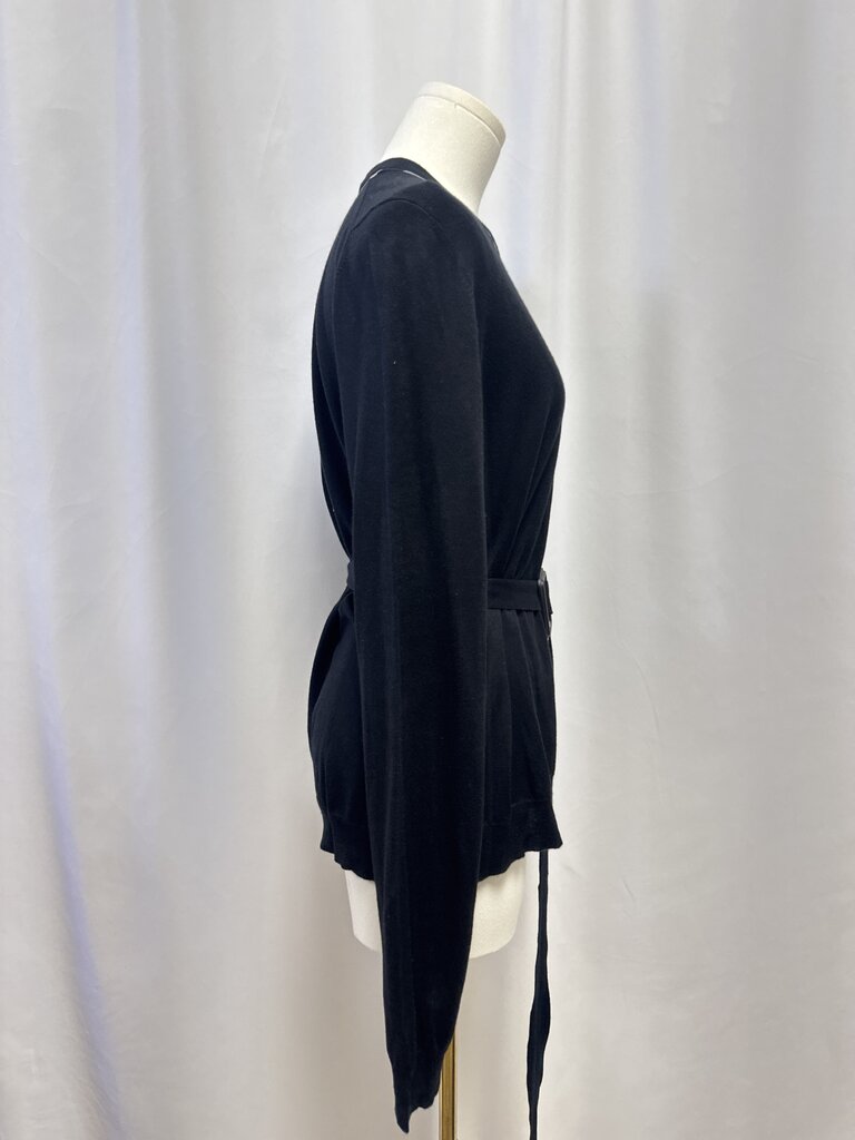 Burberry Black Belted Cardigan NWT