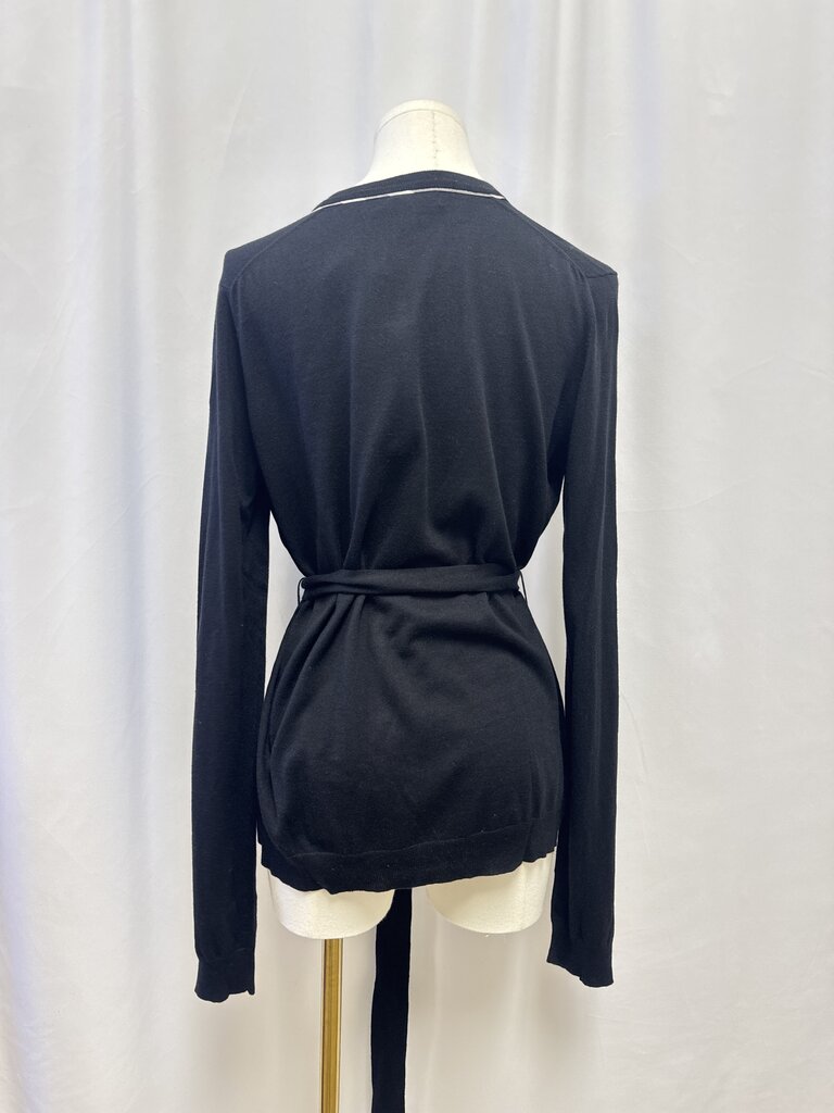 Burberry Black Belted Cardigan NWT