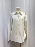 Nina Mclemore White Button Up Top