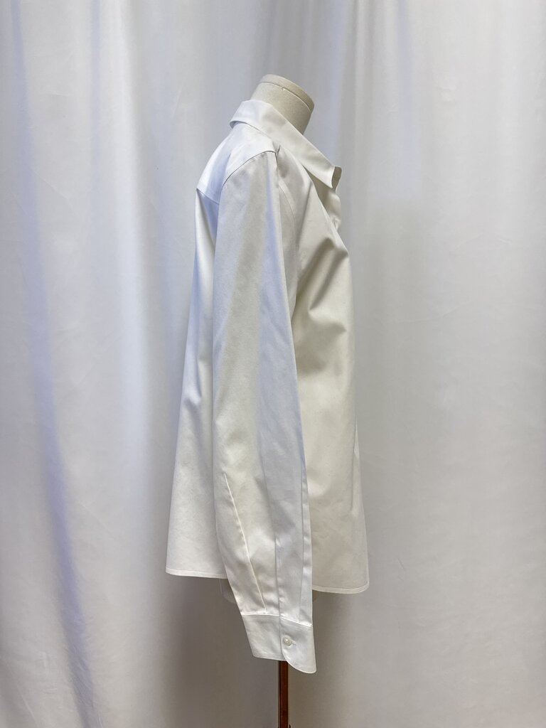 Nina Mclemore White Button Up Top