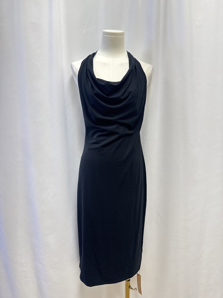 Reformation Black Halter Dress NWT