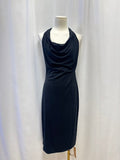 Reformation Black Halter Dress NWT