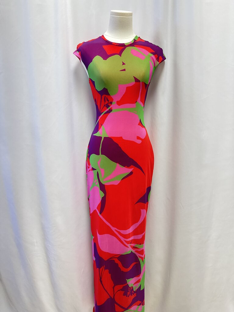 AFRM Multi Mesh Maxi Dress NWT