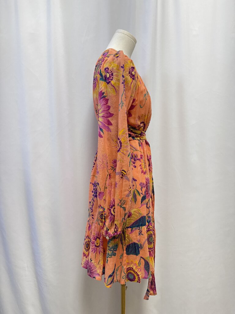 Banjanan Apricot Floral Dress