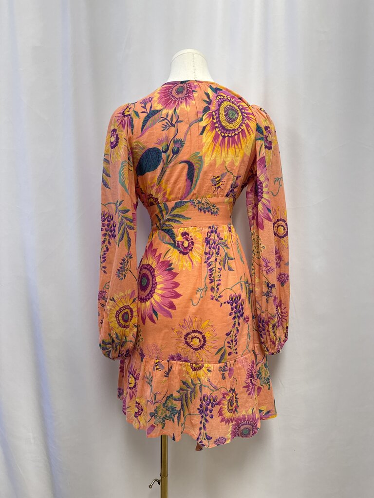 Banjanan Apricot Floral Dress