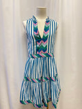 Oliphant Blue Striped Dress