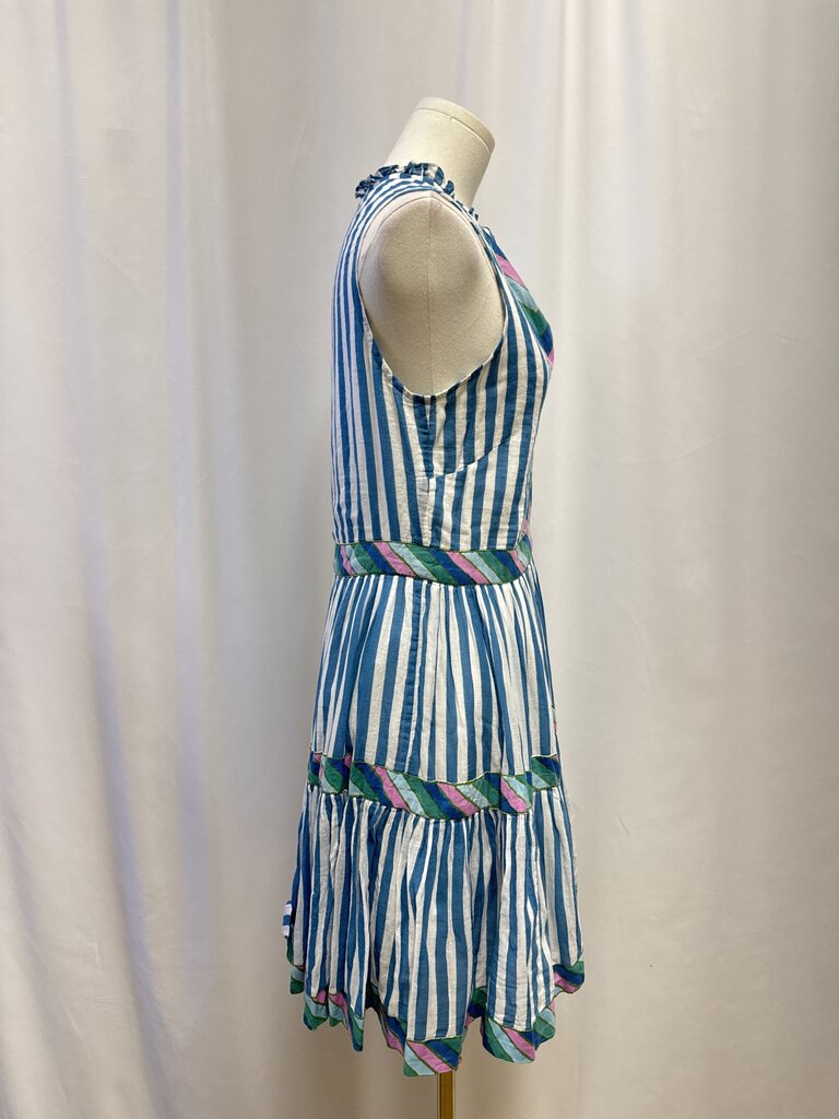 Oliphant Blue Striped Dress