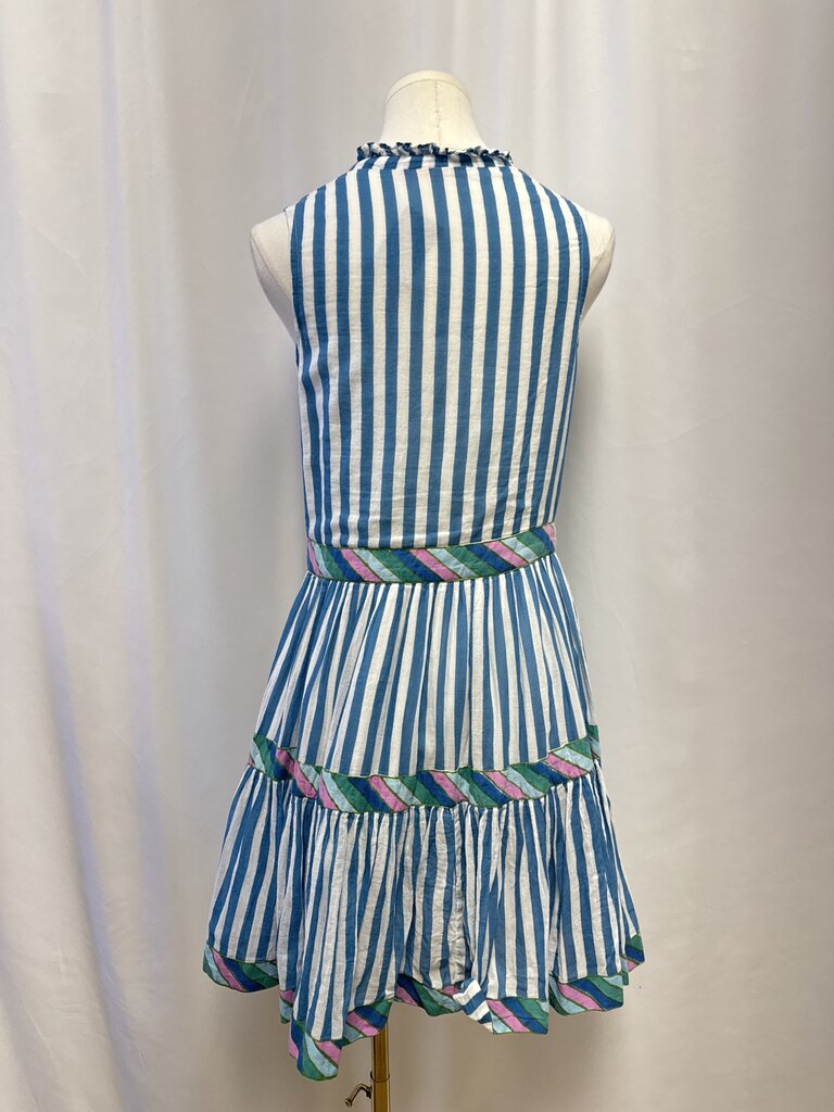 Oliphant Blue Striped Dress