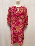 Johnny Was Pink Floral Dress