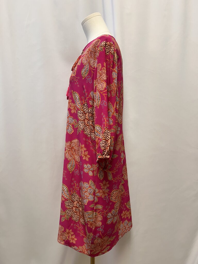 Johnny Was Pink Floral Dress