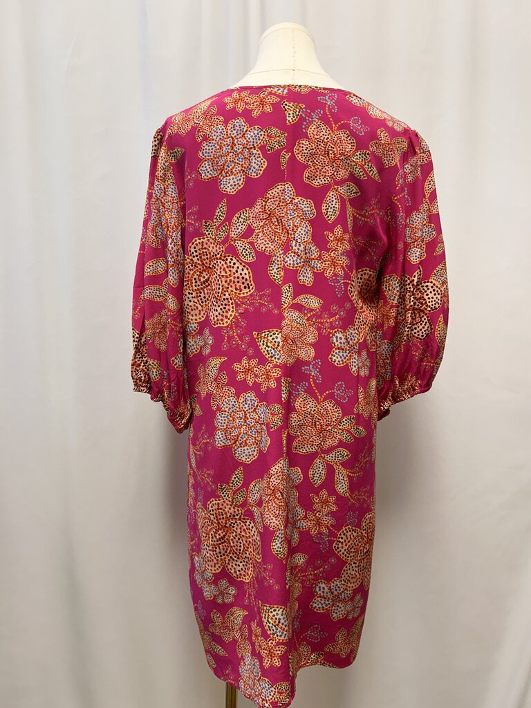 Johnny Was Pink Floral Dress