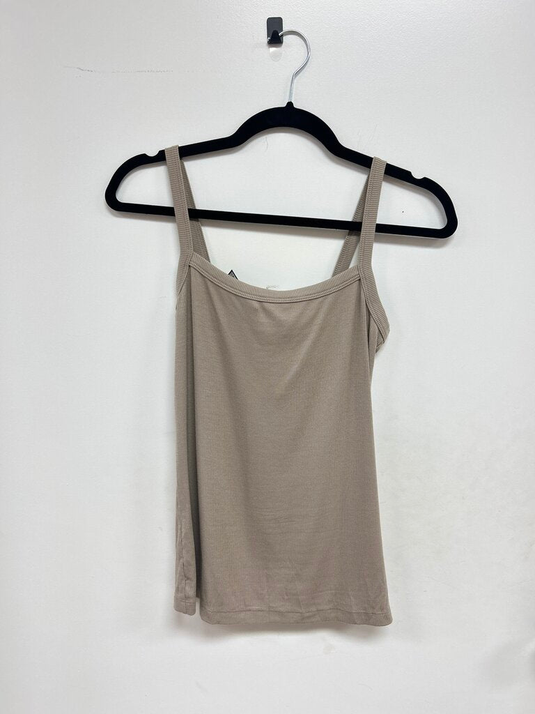 Splits59 Taupe Ribbed Tank
