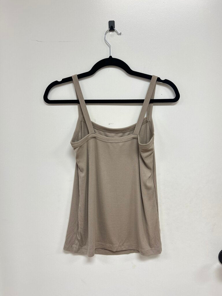 Splits59 Taupe Ribbed Tank