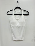 Lululemon White Ribbed Tank