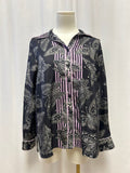 Johnny Was Black Butterfly Top