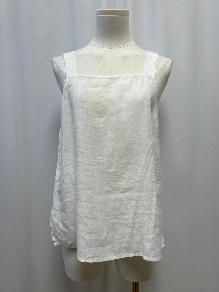 Eileen Fisher White Linen Tank