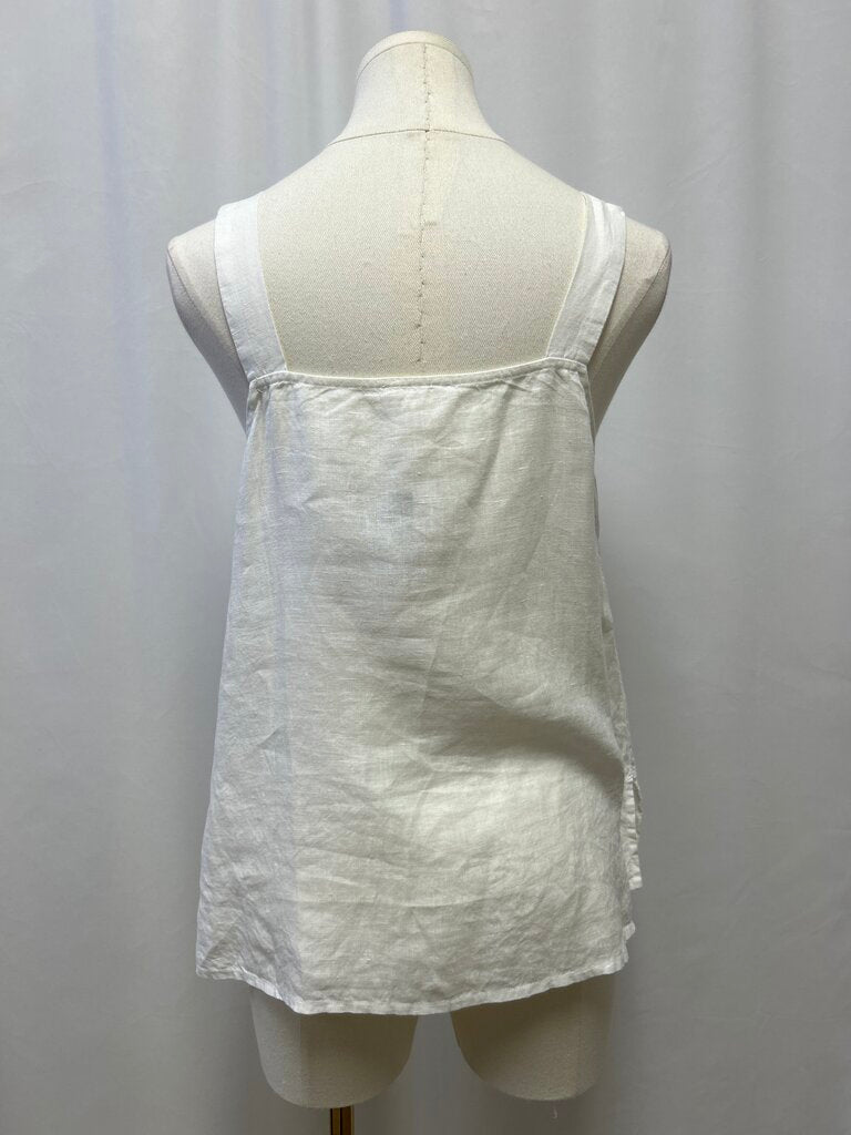 Eileen Fisher White Linen Tank