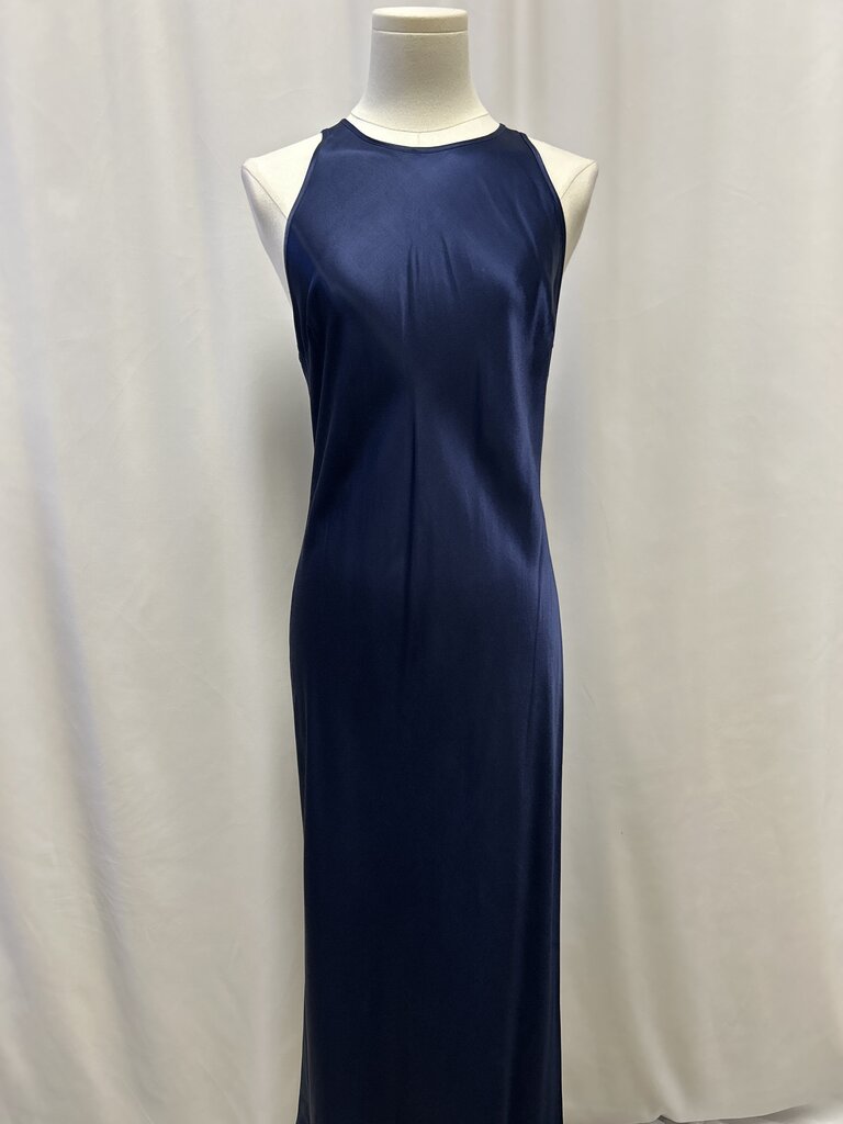 Rails Blue Satin Maxi Dress
