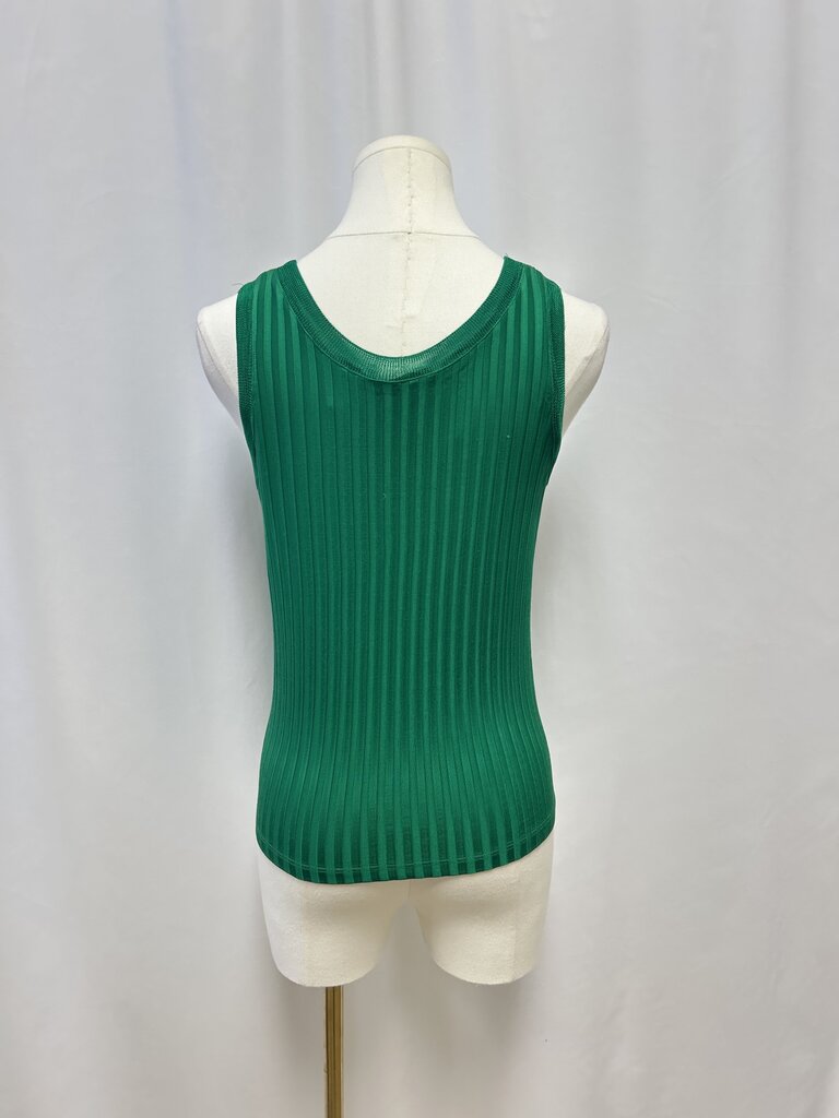 Sandro Green Ribbed Tank