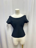 Herve Leger Black Bandage Top