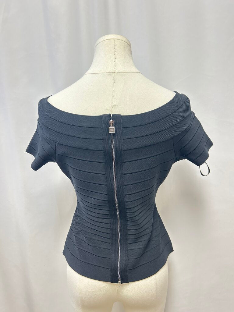 Herve Leger Black Bandage Top