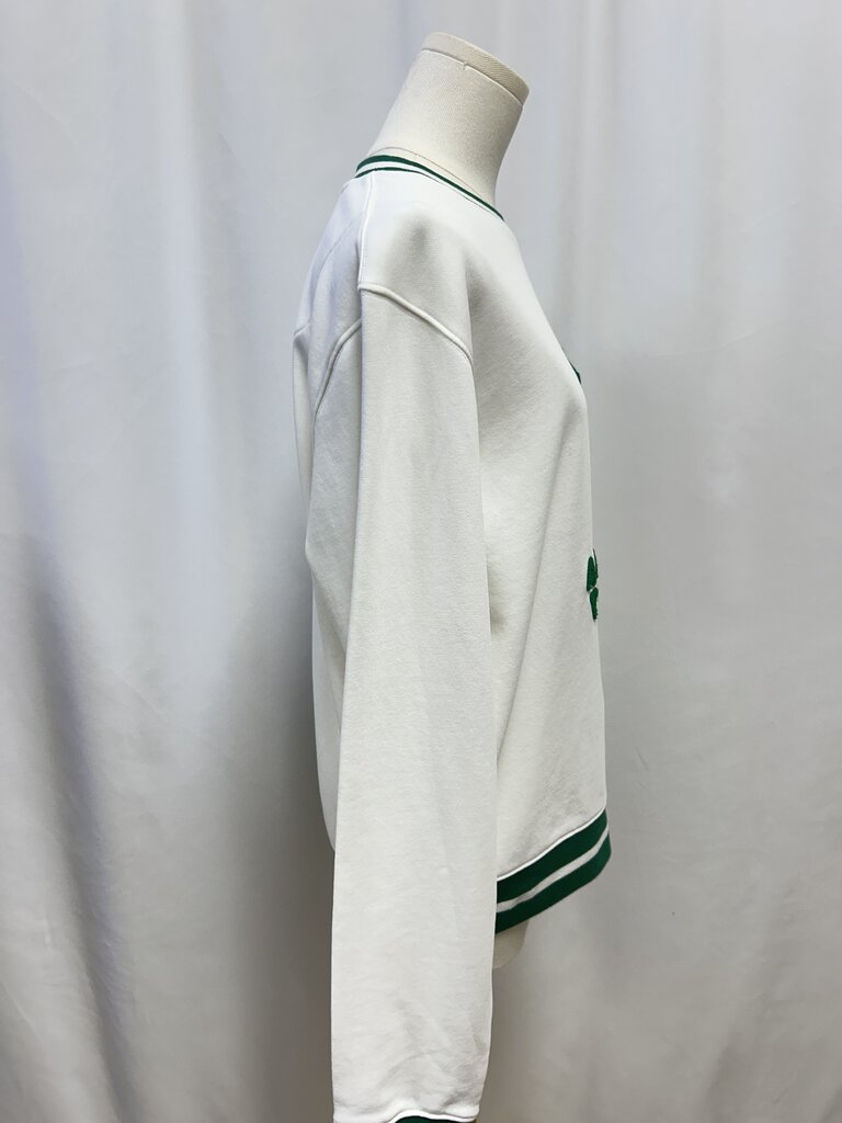 Ellsworth + Ivey White Martini Sweatshirt NWT