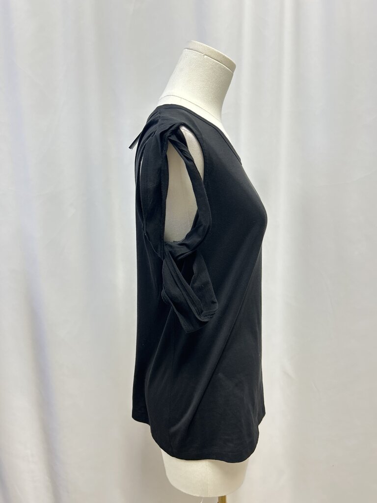 Helmut Lange Black Cut Out Tee