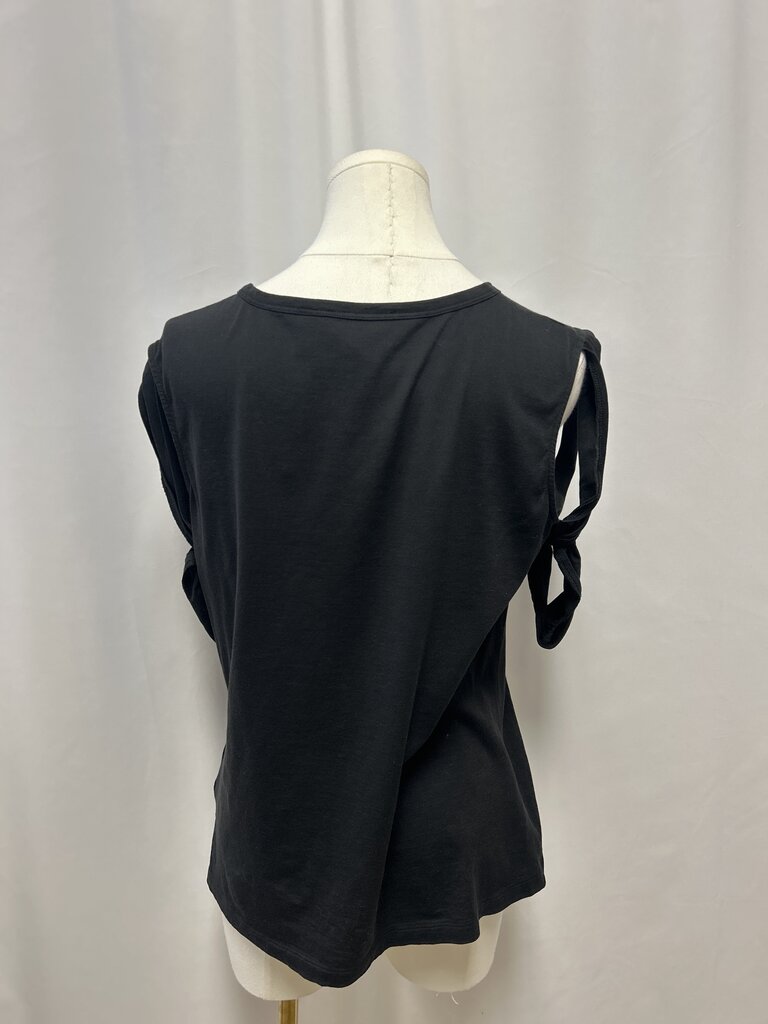 Helmut Lange Black Cut Out Tee