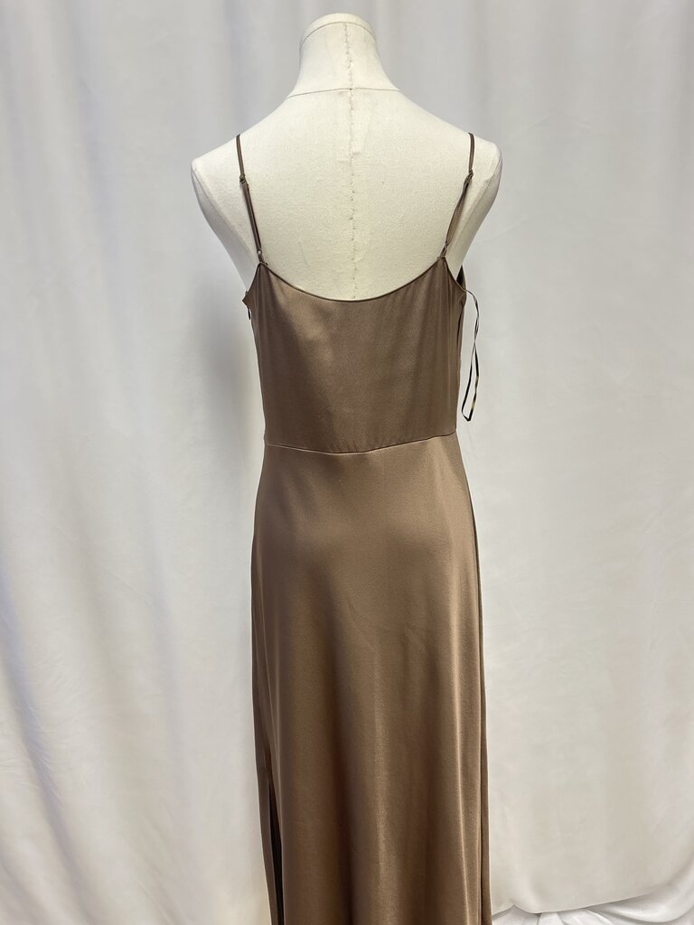 Vince Olive Silk Slip Dress NWT