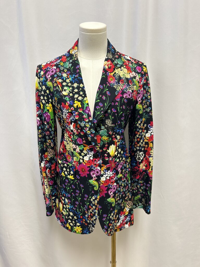 Etro Black Floral Blazer