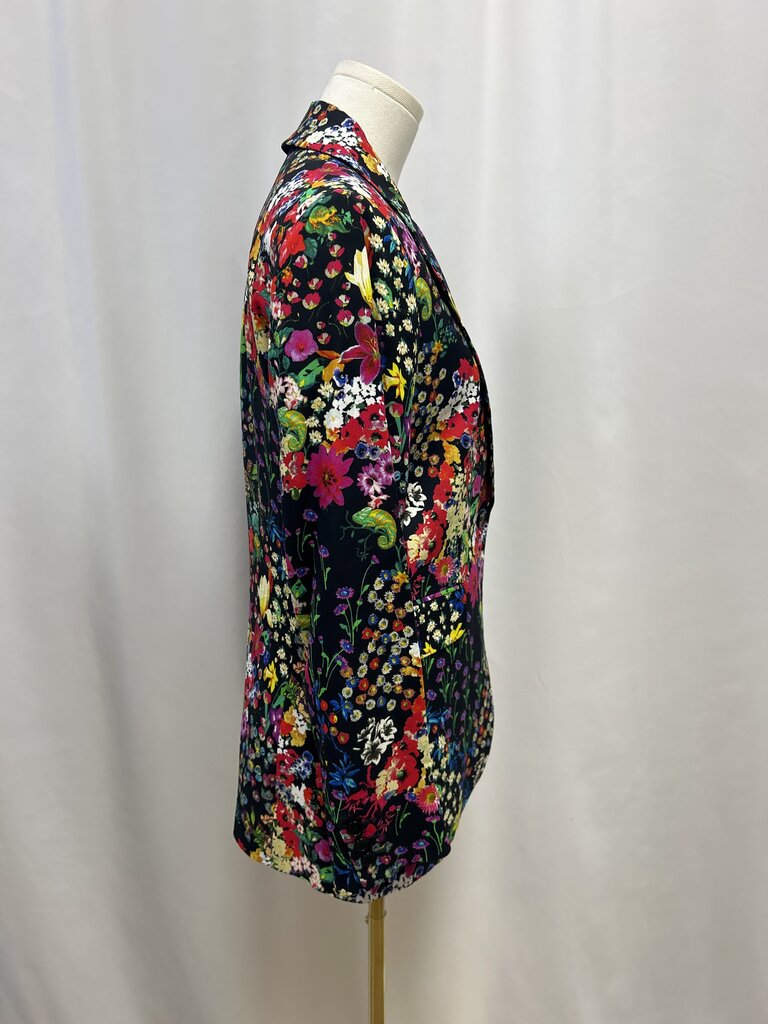 Etro Black Floral Blazer