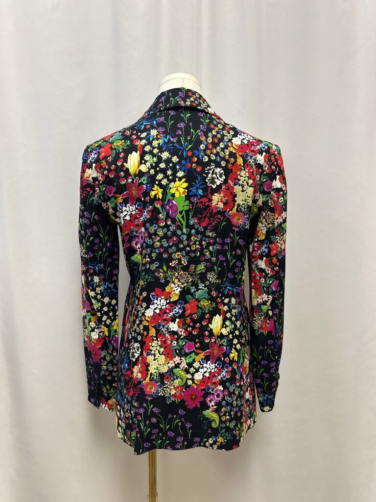 Etro Black Floral Blazer
