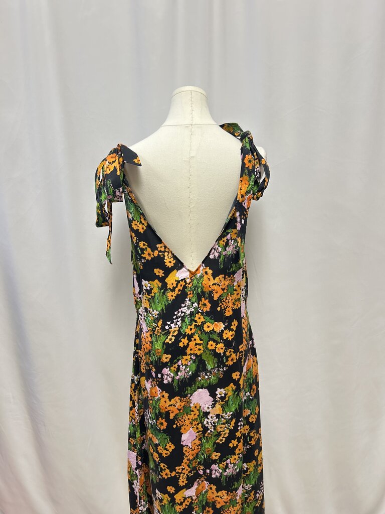 Stine Goya Black Floral Maxi Dress