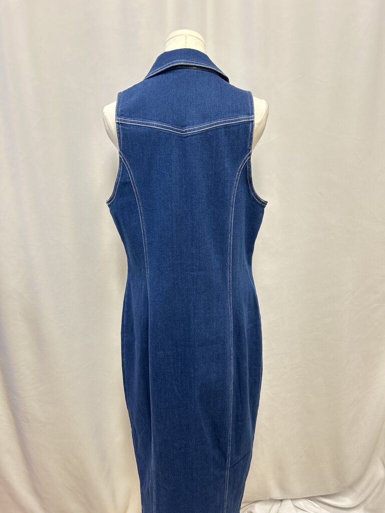 Pilcor Denim Zip Up Dress NWT