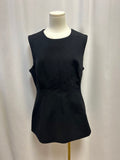 Veronica Beard Black Peplum Top NWT