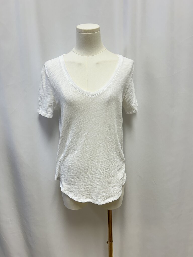 ATM White V-Neck