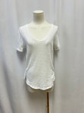 ATM White V-Neck