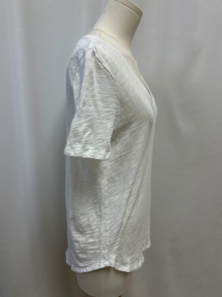 ATM White V-Neck