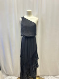 Ramy Brook Black One Shoulder Maxi Dress NWT