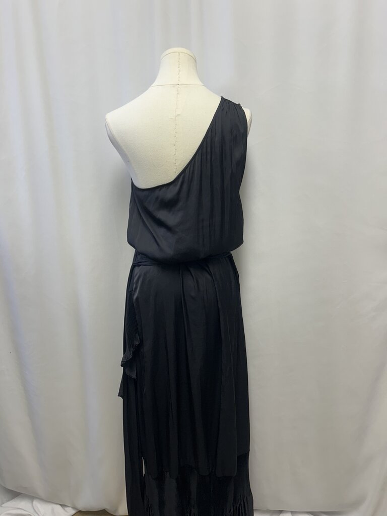 Ramy Brook Black One Shoulder Maxi Dress NWT